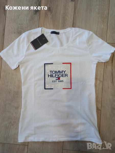 Бяла тениска Tomy Hilfiger, снимка 1