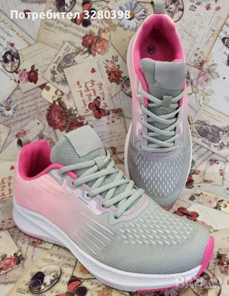 Дамски спортни маратонки с гъвкава подметка и дишаща мрежа модел: модел: BL273-1 pink, снимка 1