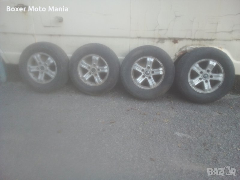 Kia,5x139.7mm,Алуминиеви джанти 16цола с гуми,4броя.Теглич Нов  Оригинален,400лв, снимка 1