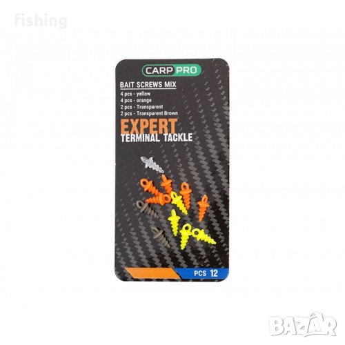Винт за стръв Carp Pro Carp Bait Screws 12бр, снимка 1