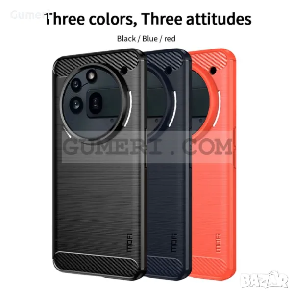 Nothing Phone (3a) Pro  - Противоударен Силиконов Гръб - Карбон, снимка 1