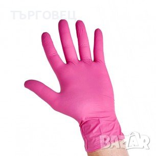 Промо: Розови нитрилни ръкавици!, снимка 1