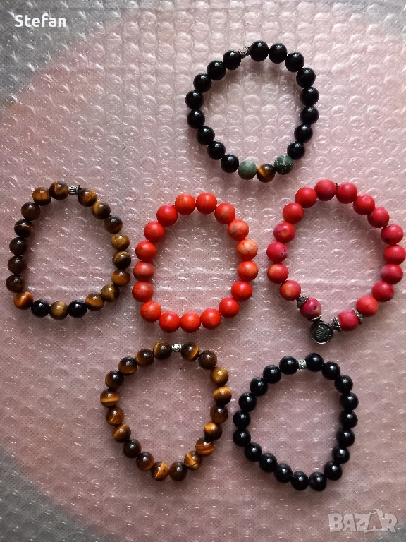 Гривни от  естествени камъни, снимка 1