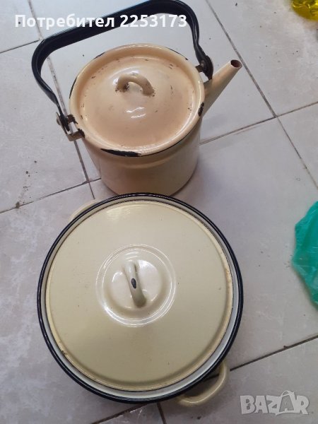 Емайлиран лот от социализма, снимка 1