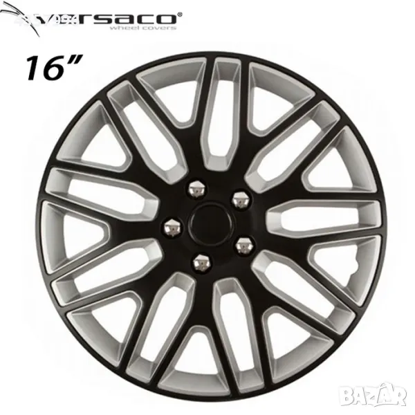 Тасове за джанти 16'' Versaco Dakar NC Black/Silver, снимка 1
