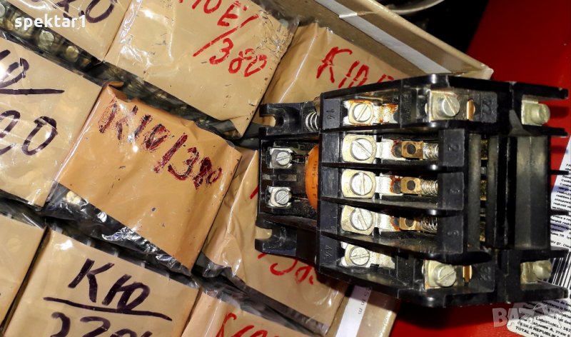 Разпродажба на български контактори контактор к10 е, снимка 1
