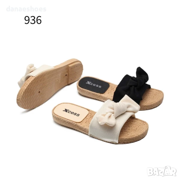 Дамски чехли с панделка , снимка 1