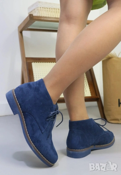 Дамски кларкове - естествен велур, снимка 1