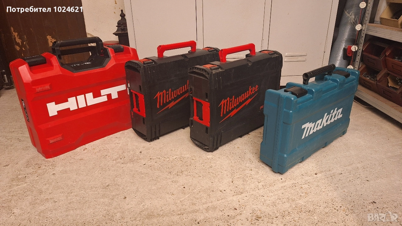 Празни куфари от HILTI, Milwaukee Makita, снимка 1