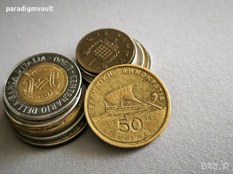 Монета - Гърция - 50 драхми | 1988г., снимка 1