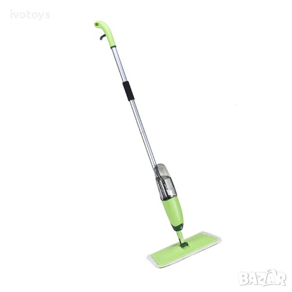 Спрей моп с резервоар SAPIR SP 1120 SMA , Микрофибърна кърпа, 130 см, Зелен, снимка 1