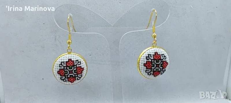 Обеци с шевица, снимка 1