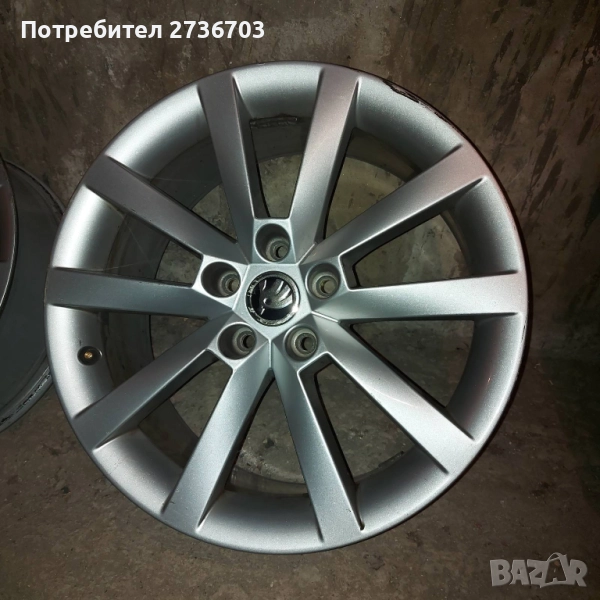 Оригинални джанти 18 5х112 Skoda, снимка 1