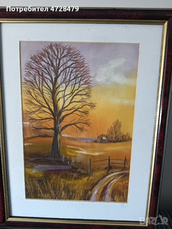 Картина с подпис и сертификат от художника, снимка 1