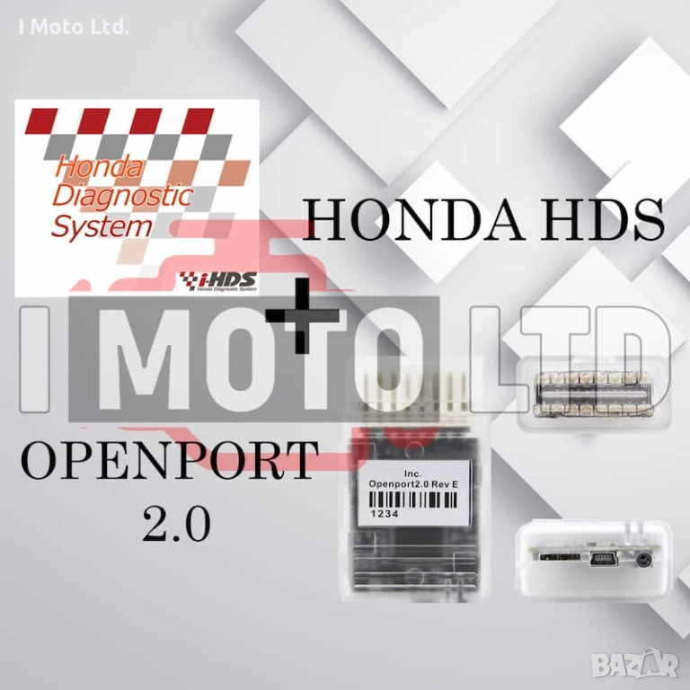 OpenPort 2.0 + Honda HDS & i-HDS – Професионална диагностика за Honda и Acura, снимка 1