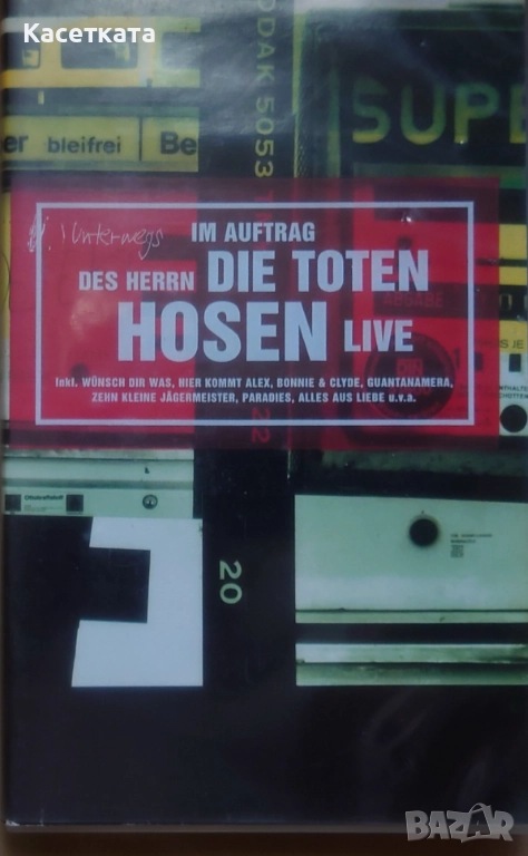 Видеокасета VHS Die Toten Hosen – Im Auftrag Des Herrn... Die Toten Hosen Live, снимка 1