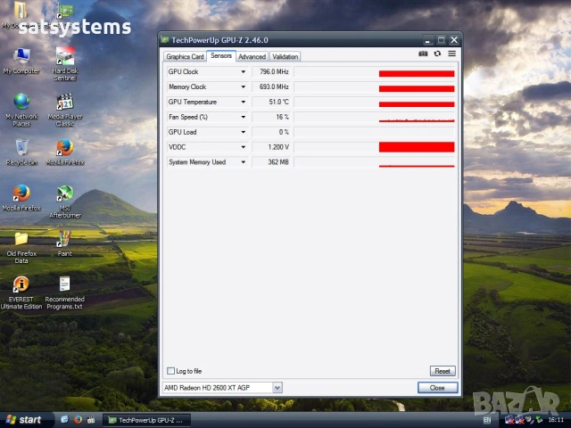 Видео карта AMD Radeon Sapphire HD 2600 XT 256MB GDDR3 128bit AGP, снимка 16 - Видеокарти - 53687785