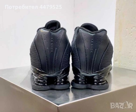 Нови мъжки маратонки Nike Air Max Shox Z black, снимка 6 - Маратонки - 53358936