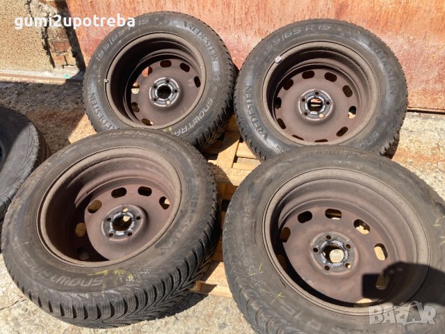 15 джанти 5х100 VW Golf4 Audi A3 195/65/15 Vredestein 2019г 7+мм, снимка 11 - Гуми и джанти - 41706727
