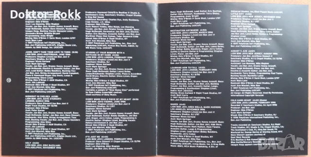 Jon Bon Jovi – Destination Anywhere [1997] 2 x CD, Limited Edition, снимка 4 - CD дискове - 48018907