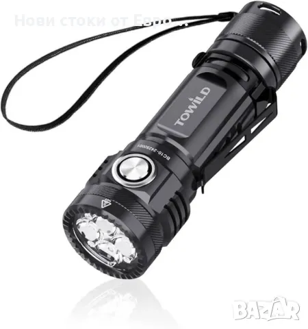 towild BC10 High 4000 Lumens LED акумулаторно фенерче,5000mAh акумулаторно фенерче за къмпинг,IPX8, снимка 1 - Прожектори - 49464639