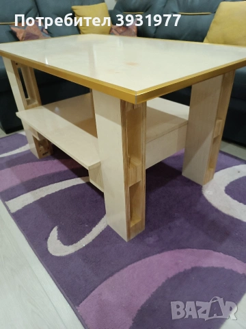 дървена масичка за кафе , снимка 4 - Маси - 53191976