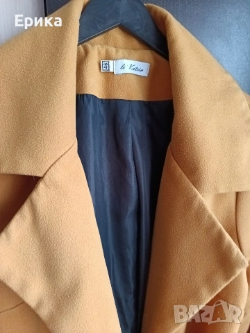 Жълто палто , снимка 2 - Палта, манта - 53533089