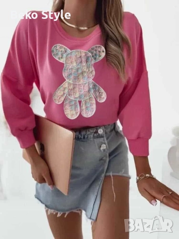 Голям избор на дамски блузки с мече, снимка 2 - Спортни екипи - 52263571