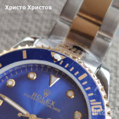 Новогодишна промоция!Мъжки механичен луксозен часовник Rolex Submariner 41mm Bluesy ‘126613LB’ , снимка 8 - Мъжки - 41483711