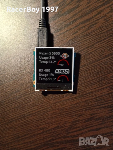 ESP32 TFT touch screen 1.52" 128 x 128, снимка 4 - Друга електроника - 53690269