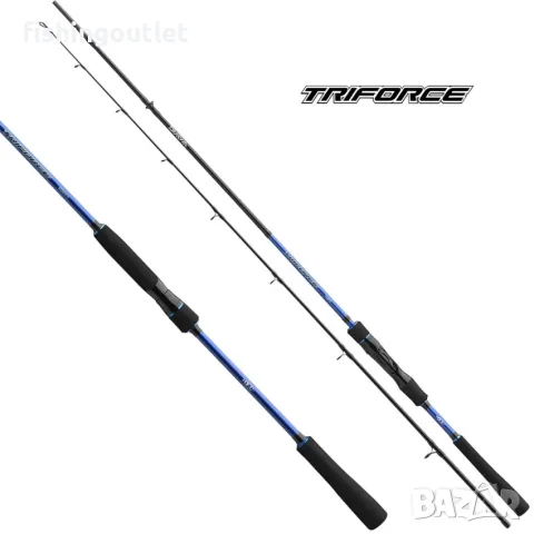 Спининг въдица Daiwa Triforce Spoon 1.95м 1-8гр / 2.10м 2-10гр, снимка 2 - Въдици - 55851497