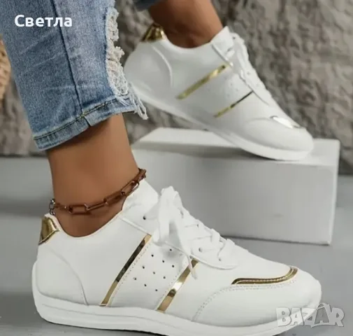 Разпродажба 1 брой € 15 Налични САМО тези 3 броя, бели, 3 модела, с р-р №40-41,за стъпало 26-26,2см, снимка 5 - Маратонки - 55749674