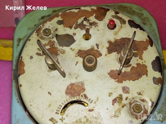 MERA-POLTIK Стар ПОЛСКИ КОЛЕКЦИОНЕРСКИ МЕХАНИЧЕН БУДИЛНИК МЕРА-ПОЛТИК 13626, снимка 13 - Антикварни и старинни предмети - 44536621