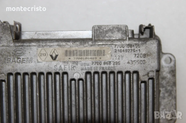 7700108489 / 7700868295 Моторен компютър Renault Clio I (1990-1998г.), снимка 2 - Части - 51152516