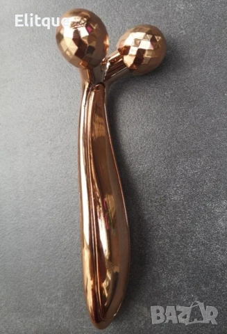 Масажен стик за лице 24K с две вибриращи топки 