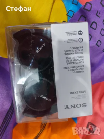 Sony Headset MDR-ZX310, нови в кутия., снимка 2 - Слушалки за компютър - 48467856
