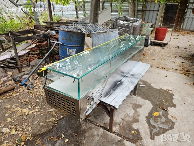 Хладилна Витрина за Дюнер Пицария за заготовки зеленчуци сосове професионална , снимка 5 - Витрини - 51849387