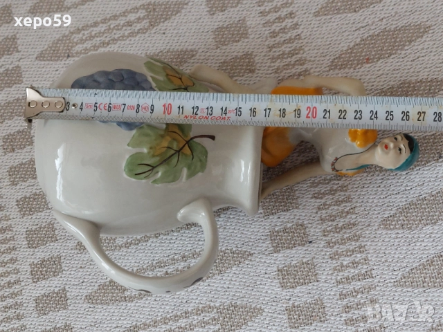 Много рядка авторсака порцеланова кана за вино-еротика/вместимост-1500-1800 мл., снимка 11 - Аксесоари за кухня - 52315765