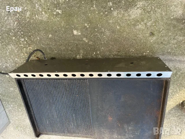 Професионална електрическа скара с две секции, използвана, снимка 4 - Скари - 50260464