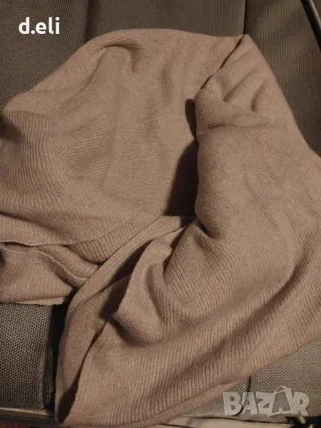 CASHMERE Вълна, Кашмир Огромен шал 220/80 см., снимка 2 - Шалове - 48130008