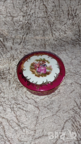 кръгла кутийка limoges, снимка 3 - Антикварни и старинни предмети - 44700078