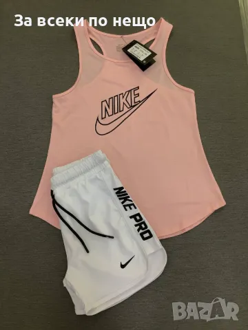 Nike Дамски Летен Комплект👚🩳Дамски Къс Екип Найк - Налични Различни цветове Код LFS443, снимка 7 - Спортни екипи - 49882595