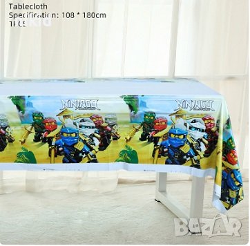 Лего Нинджаго Ninjago парти найлонова покривка за парти рожден ден
