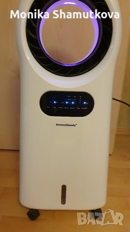 Мобилен въздушен охладител и йонизатор със светлинен ринг, снимка 5 - Овлажнители и пречистватели за въздух - 52577212