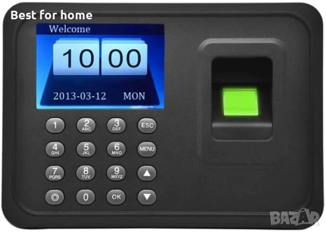 Машина за отчитане на работно време, биометричен скенер за разпознаване на отпечатъци, снимка 2 - Друга електроника - 53814988