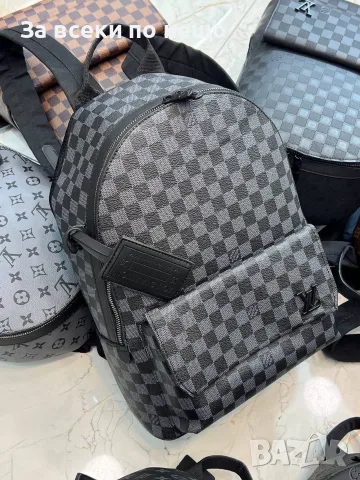 Louis Vuitton Луксозна Раница С Емблематичен Монограм И Преден Джоб - Различни Цветове Код SEM-785, снимка 12 - Раници - 56121159