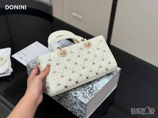 Christian Dior Дамска чанта, кожа, снимка 7 - Чанти - 56339735