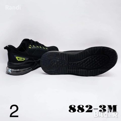 Леки и елегантни мъжки спортни маратонки с въздушна камера за всякаквa активност, снимка 6 - Маратонки - 53359375