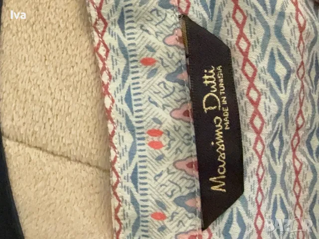 Риза / блуза от естествена коприна от черничева буба Massimo dutti, снимка 6 - Ризи - 50128598