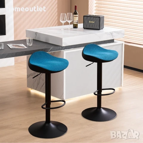 Комплект бар столове – EUYY102-KS-1919BK-TL – 2бр, снимка 2 - Столове - 51105965